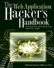 Cover of: The Web Application Hacker's Handbook by Dafydd Stuttard, Marcus Pinto