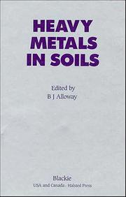 Cover of: Heavy metals in soils