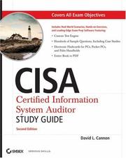 Cover of: CISA: Certified Information Systems Auditor Study Guide