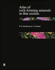 Cover of: Atlas of rock-forming minerals in thin section by W. S. MacKenzie