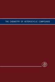 Cover of: The Chemistry of Heterocyclic Compounds, Pyridazine and Pyrazine Rings