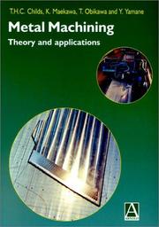 Cover of: Metal machining by Thomas Childs... [et al.].