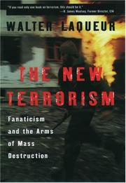 Cover of: The New Terrorism by Walter Laqueur