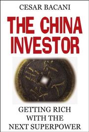 Cover of: The China investor by Cesar S. Bacani