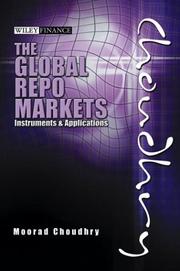 The global repo markets by Moorad Choudhry