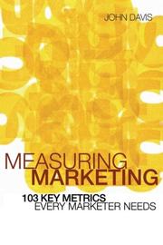 Cover of: Measuring Marketing by John Davis