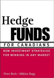 Cover of: Hedge funds for Canadians by Beck, Peter