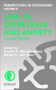 Cover of: SSRIs in Depression and Anxiety (Perspectives in Psychiatry) by 