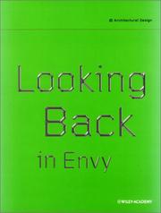 Cover of: Looking Back in Envy (Architectural Design)