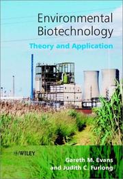 Cover of: Environmental Biotechnology by Gareth M. Evans, Judith C. Furlong