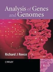 Cover of: Analysis of Genes and Genomes by Richard J. Reece, Richard J. Reece