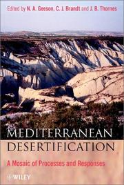 Cover of: Mediterranean Desertification | 