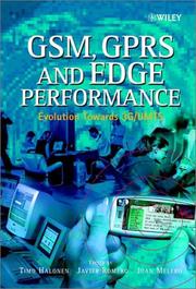 Cover of: GSM, GPRS and EDGE performance: evolution towards 3G/UMTS