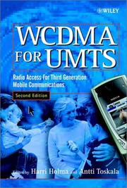 Cover of: WCDMA for UMTS by edited by Harri Holma and Antti Toskala.