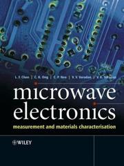 Cover of: Microwave Electronics | L. F. Chen