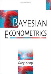 Cover of: Bayesian Econometrics by Gary Koop