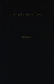Cover of: The Structure of Tone by Zhiming Bao