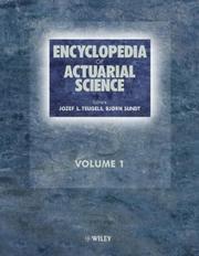 Cover of: Encyclopedia of Actuarial Science