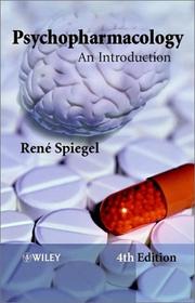 Cover of: Psychopharmacology by René Spiegel