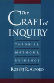 The craft of inquiry by Robert R. Alford