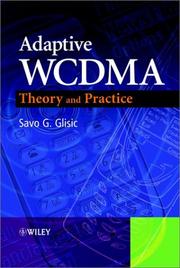 Cover of: Adaptive WCDMA by Savo G. Glisic, Savo Glisic 