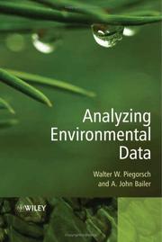 Analyzing environmental data by Walter W. Piegorsch