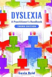 Cover of: Dyslexia by Gavin Reid