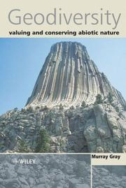 Cover of: Geodiversity: Valuing and Conserving Abiotic Nature