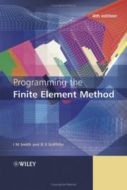 Cover of: Programming the Finite Element Method by Ian M. Smith, D. V. Griffiths
