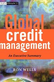 Cover of: Global Credit Management | Ron Wells