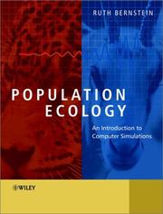 Cover of: Population Ecology: An Introduction to Computer Simulations