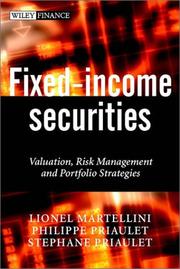 Cover of: Fixed-Income Securities: Valuation, Risk Management and Portfolio Strategies (The Wiley Finance Series)