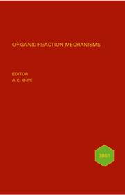 Cover of: Organic Reaction Mechanisms, 2000 (Organic Reaction Mechanisms Series) by Chris Knipe