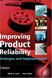 Cover of: Improving Product Reliability: Strategies and Implementation (Quality and Reliability Engineering Series)