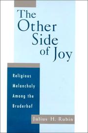 Cover of: The other side of joy: religious melancholy among the Bruderhof