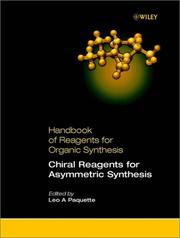 Cover of: Handbook of Reagents for Organic Synthesis , Chiral Reagents for Asymmetric Synthesis by Leo A. Paquette