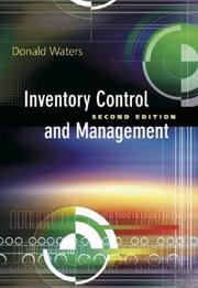 Cover of: Inventory Control and Management