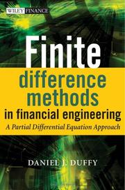 Finite Difference Methods in Financial Engineering by Daniel J. Duffy