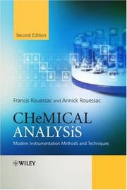 Cover of: Chemical Analysis by Francis Rouessac, Annick Rouessac