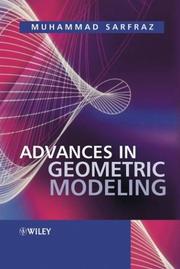 Cover of: Advances in geometric modeling