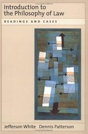 Cover of Introduction to the philosophy of law