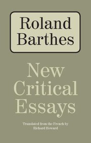 Cover of: New critical essays