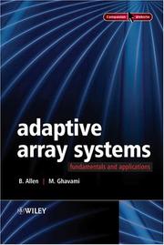 Cover of: Adaptive array systems | B. Allen
