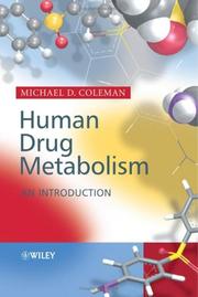 Human Drug Metabolism by Michael Coleman
