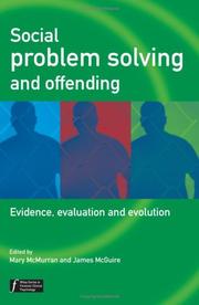 Cover of: Social Problem Solving and Offending by 