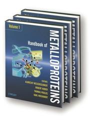Cover of: Handbook of Metalloproteins, 3 volume set by Albrecht Messerschmidt