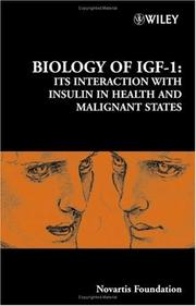 Cover of: Biology of IGF-1 by [edited by] Gregory Bock, Jamie Goode.