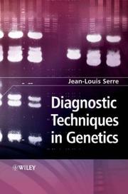 Cover of: Diagnostic Techniques in Genetics