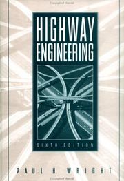 Cover of: Highway engineering