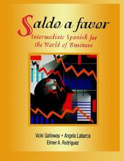 Cover of: Saldo a favor: intermediate Spanish for the world of business